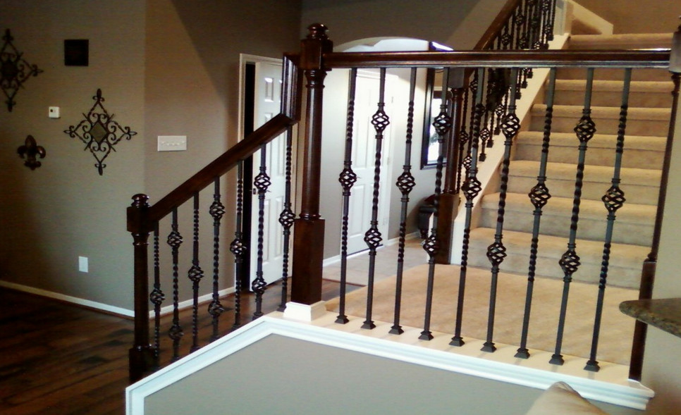 diy wrought iron balusters