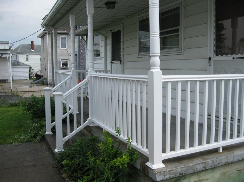 front porch railings and columns