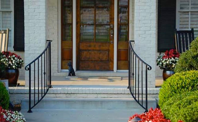front porch stair railings