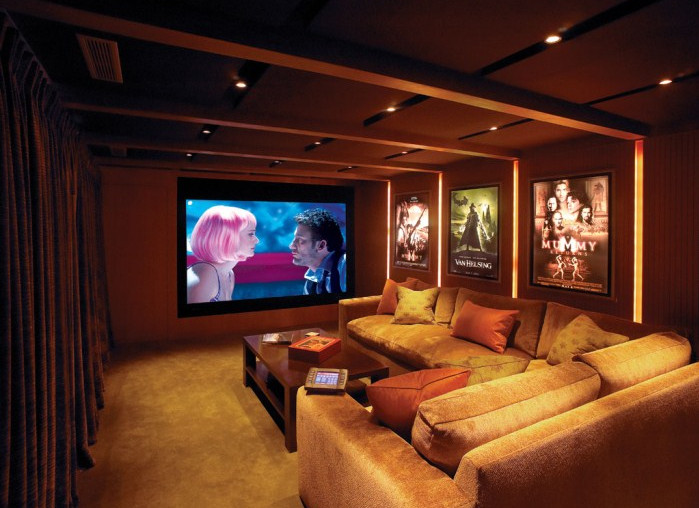 home movie room decor