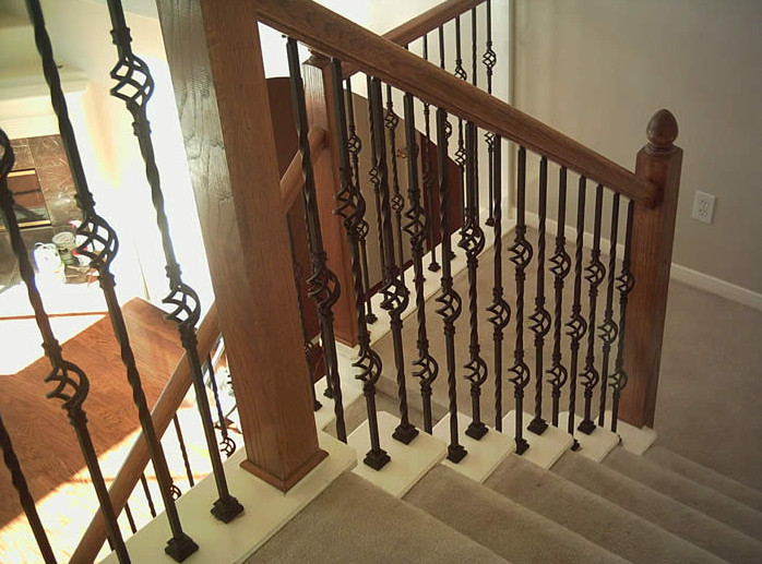 interior iron stair railings