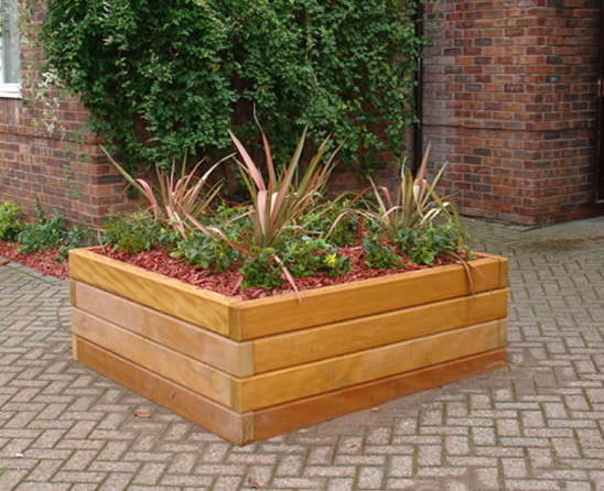 outdoor wooden planter boxes