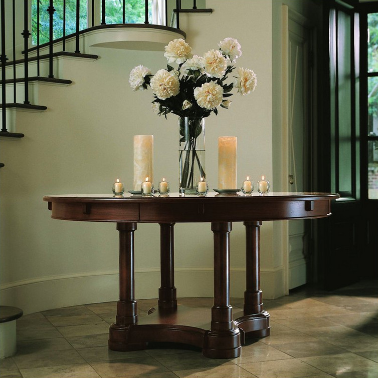 Round Foyer Table Decorating Ideas Interesting Ideas For Home