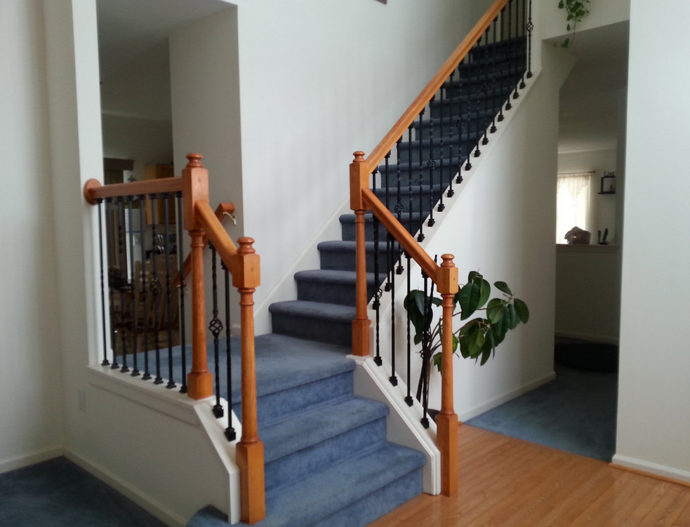 staircase balusters wrought iron