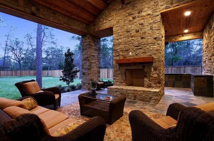 Covered Patios with Fireplaces  2
