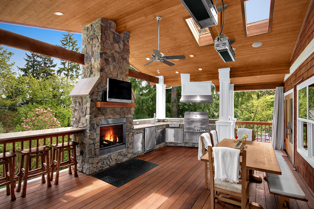Covered Patios with Fireplaces  3