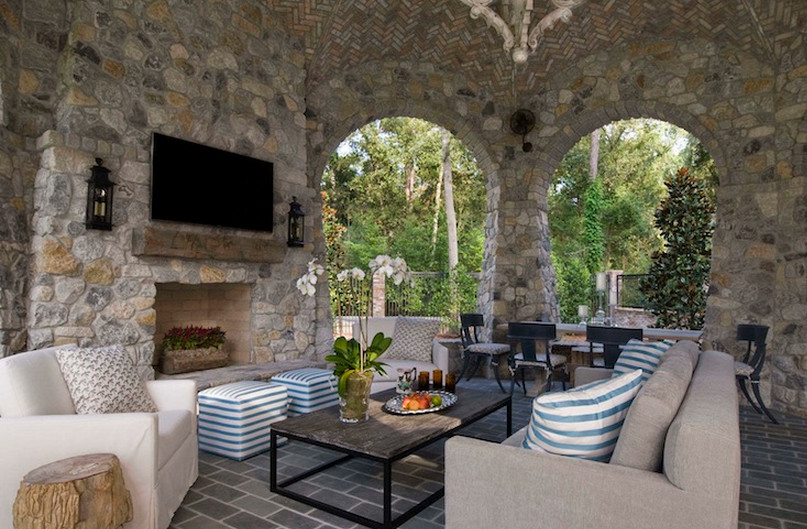 Covered Patios with Fireplaces  5