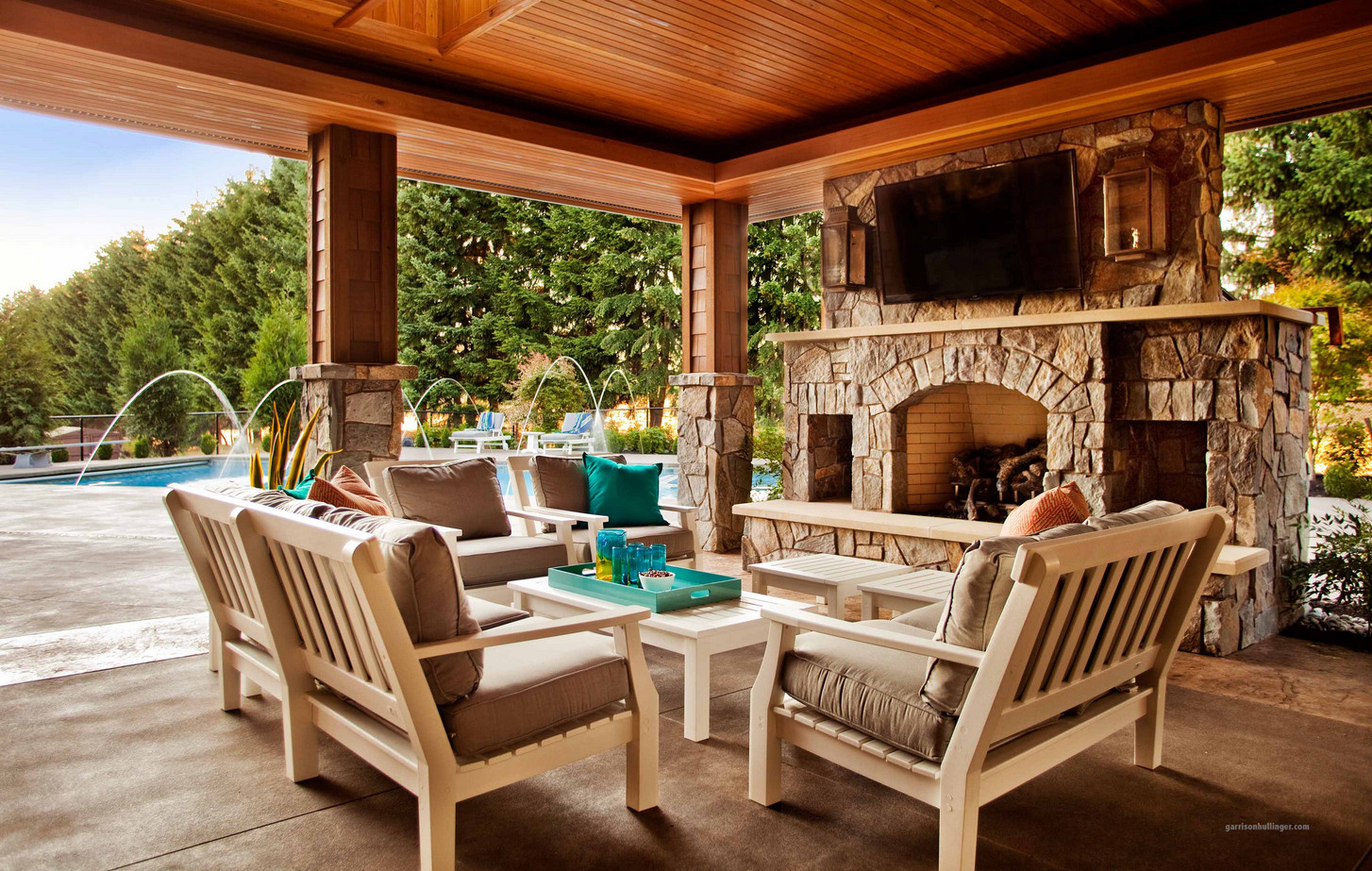 Covered Patios with Fireplaces  6