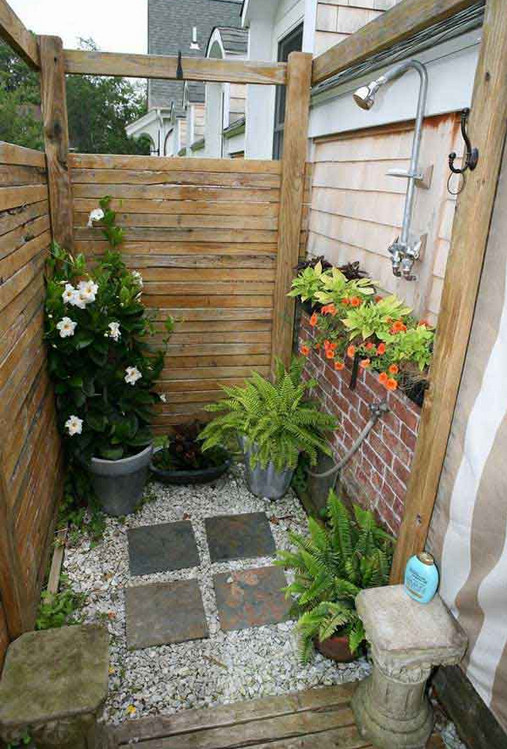 Outdoor Shower Drainage Ideas6