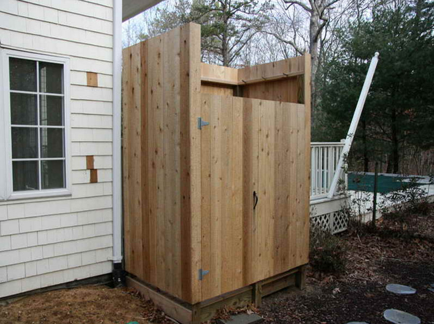 Outdoor Shower Enclosure Plans