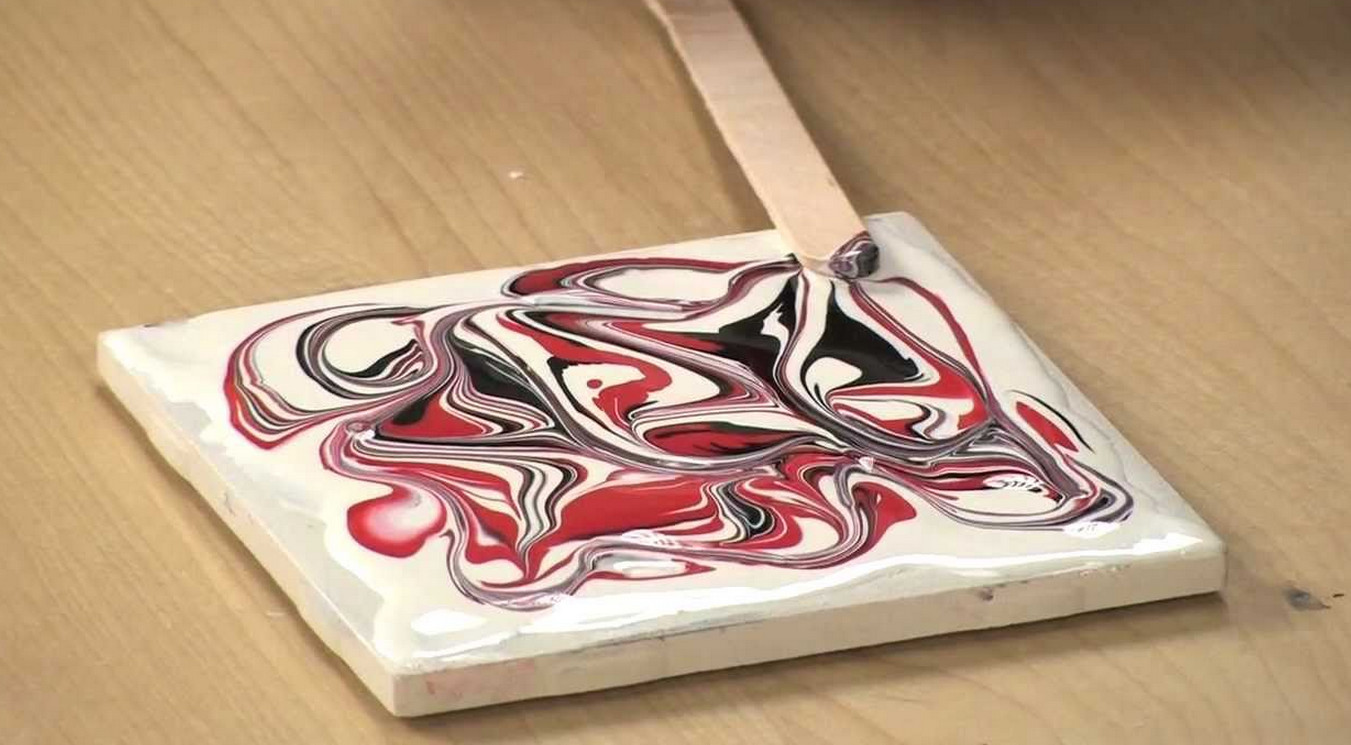 Painting Ceramic Tiles Craft Interesting Ideas for Home