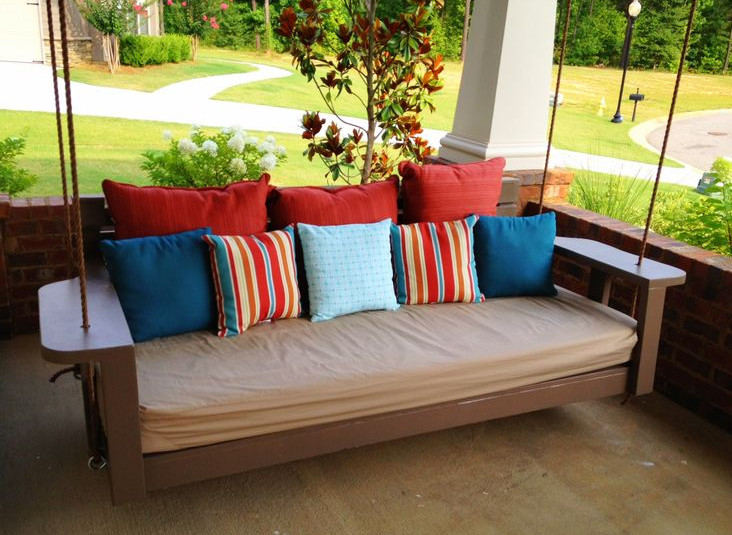 Porch Swing Bed Cushions4
