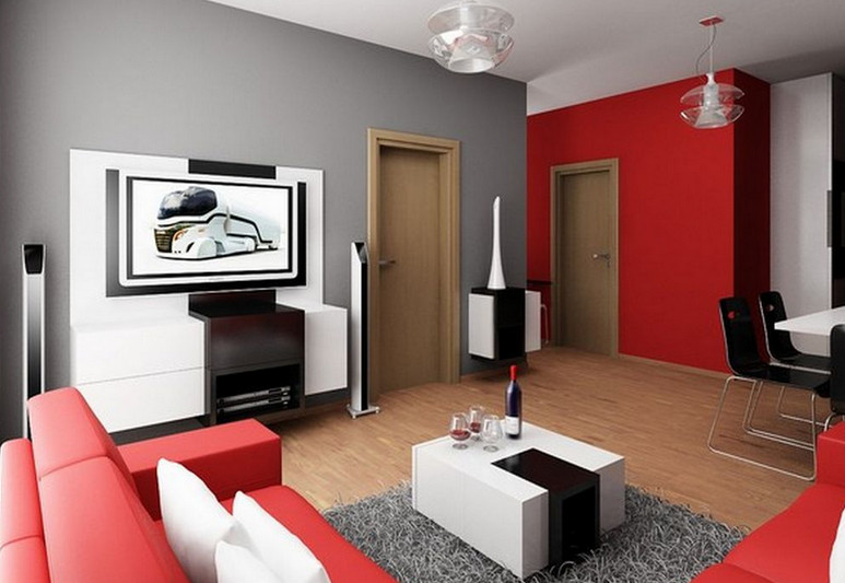 Red And Black Wall Painting Ideas Interesting Ideas For Home