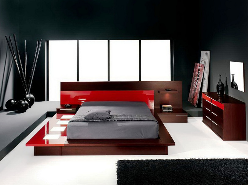 Red and Black Wall Painting4