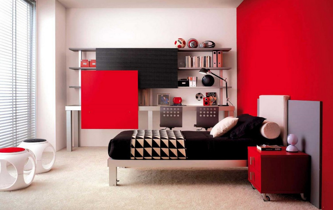 Red and Black Wall Painting5
