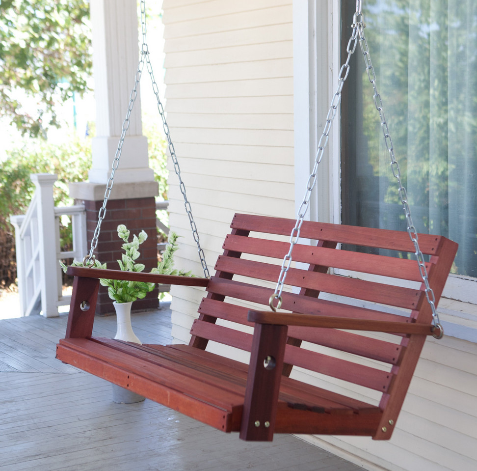 Wooden Front Porch Swing 3